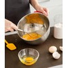 KUNANG Stainless Steel Mixing Bowls, non slip silicone base bowls
