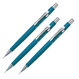 Lapicero Automático Sharp de Pentel 0.7mm Blíster Pack con 02 Piezas Color Azul-P207BP3