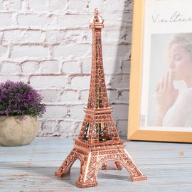 GLOGLOW LED Night Light, LED Light Up Eiffel Tower Nightlight Paris Style Decoration LED Lamp Fashion Desk Bedroom Acrylic Light
