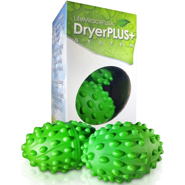 Dryer Balls XL | The Best Made Reusable Non Toxic Laundry Softener & Wrinkle Release | Replaces Fabric Softener Liquid, Dryer Sheets & Wool | Vegan & Sheep Safe | 2-Year USA Warranty
