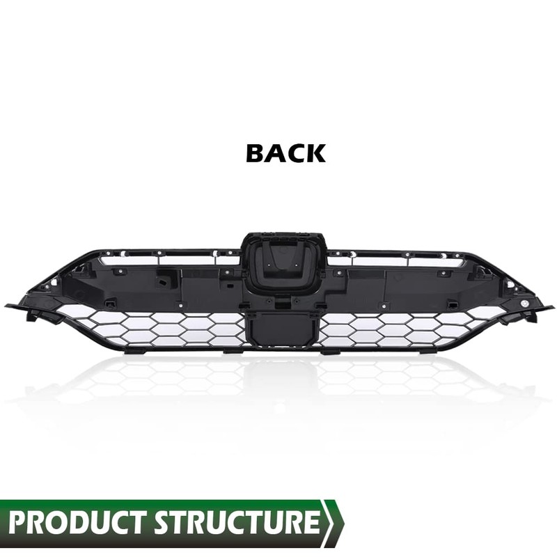 GRAND ORANGE Front Bumper Upper Grille Assembly Compatible with 2020