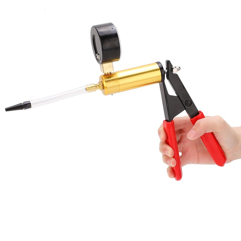 Hand Held Brake Bleeder Tester Set Bleed Kit Vacuum Pump