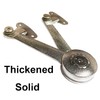Qrity 2 PCS Adjustable Lift Up Stay Support Hinge -