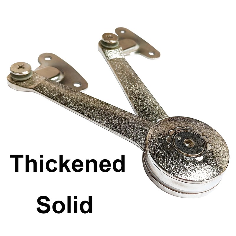 Qrity 2 PCS Adjustable Lift Up Stay Support Hinge -