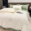 PAJEO Full Comforter Set,3 Pieces Silk Like Bedding for All