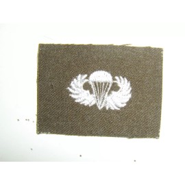 b0436 WW2 US Army Paratrooper Wings OD Wool Officer EM Jump Airborne PIR A8A17