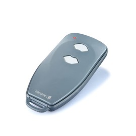 Marantec 122419 Digital 382 Hand-held Transmitter, 2-Channel Wireless Remote Control Opener for Garage Door Operators, Gray