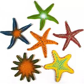 Novelty Place 6 Pcs Diving Starfish Pool Toys for Kids -  Underwater Dive Throw Toy Set