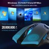 TECKNET Wireless Gaming Mouse 2.4G Optical USB Computer Mice, 8
