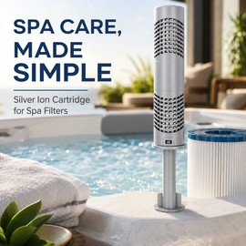 Hot Springs Silver Ion Cartridge for Efficient Spa Mineral Bath Tub Filter