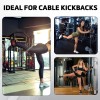 BeSAVAGE Ankle Strap for Cable Machine Attachments | Gym Ankle