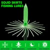 Luminous Squid Skirts Fishing Lures 11.8inch Trolling Squid Lures Skirts