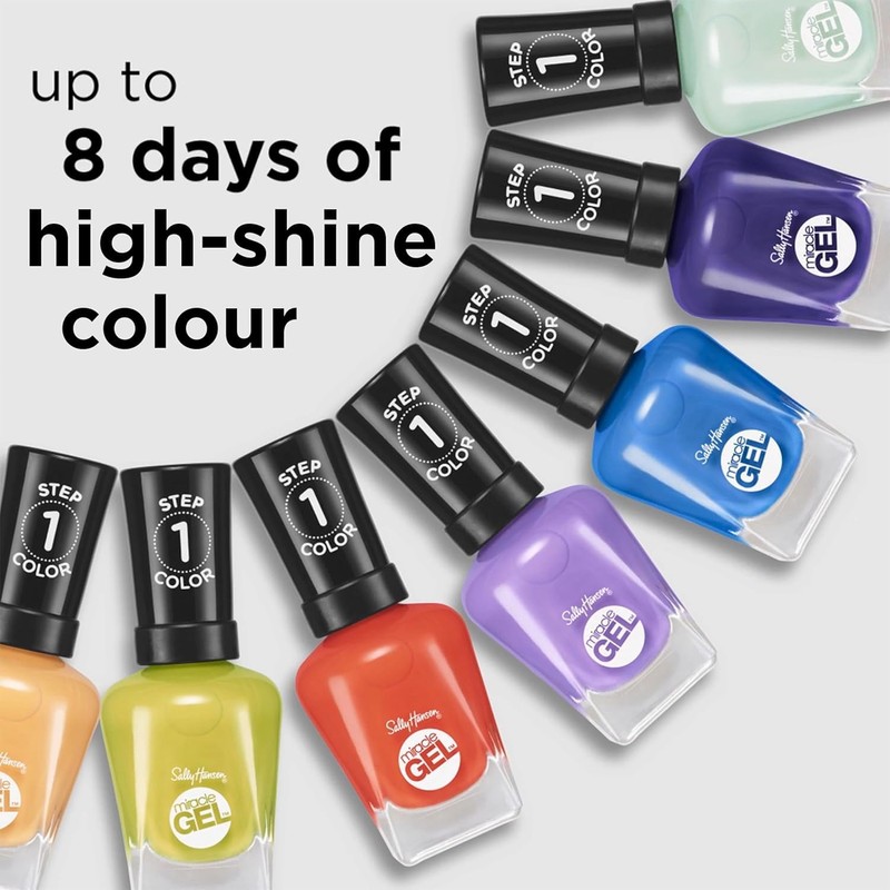 Sally Hansen Miracle Gel Neons Salon Quality Nail Polish |