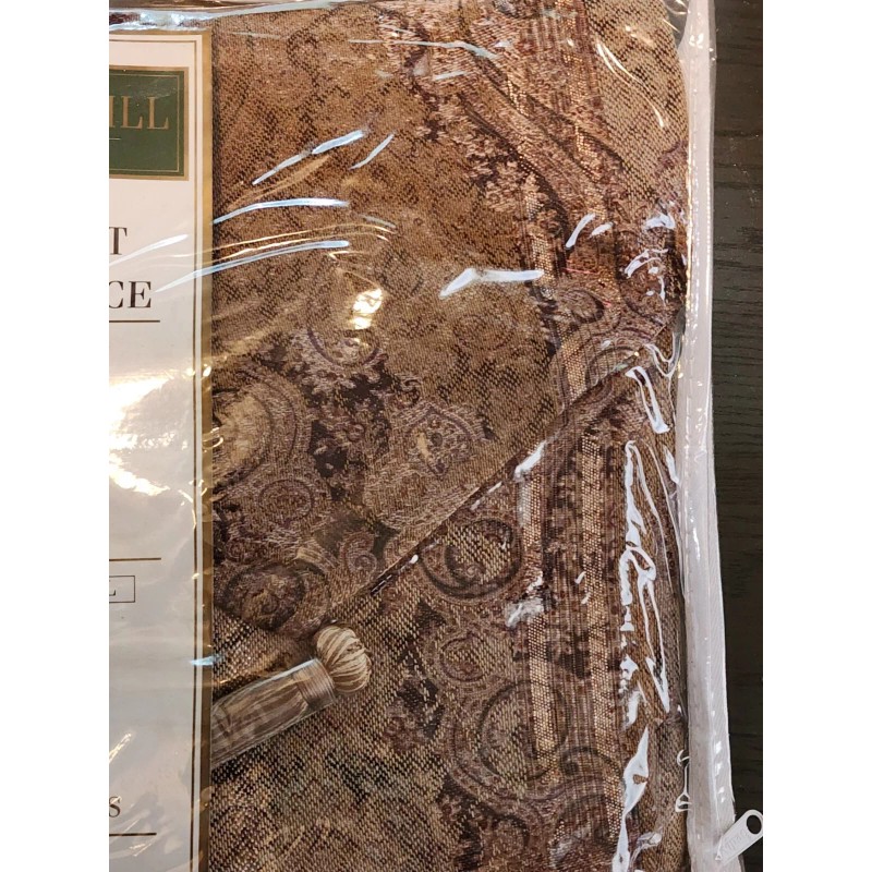 Croscill Classics Ascot Valance Curtain ST. James 40x25 Bronze 3466