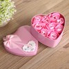 Asixx Soap Flower Box, Soap Rose Artificial Flowers, Gift Heart-Shaped