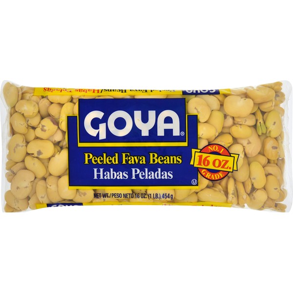 Goya Foods Peeled Fava Beans, Dry, 16 Ounce (Pack of 24)