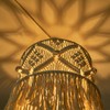 Giilayky Handmade Wall Tapestry Lampshade Macrame Boho Decor Handcraft Tapestry