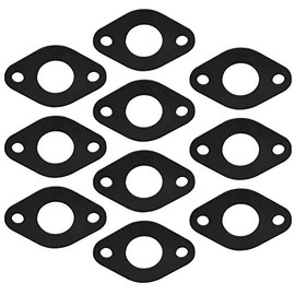 Midline Valve S1433-5 Black Neoprene Flange Gaskets Standard Size for Grundfos Pumps (10 Pack)