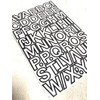 XIAXIN TS-114 (B075QNMRWJ) Waterproof PVC Alphabet Sticker Set Weatherproof Waterproof