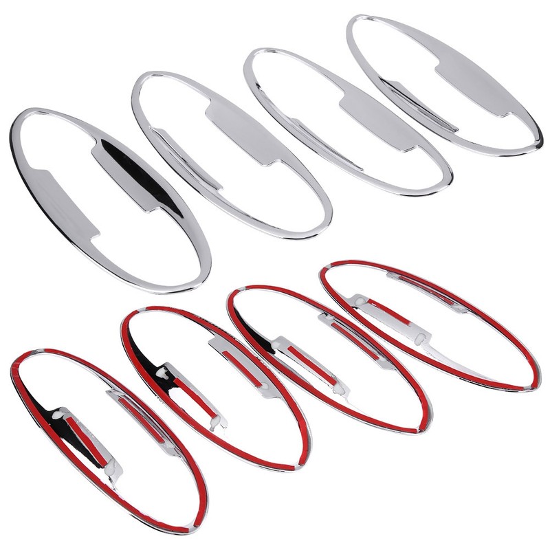 4 pcs Car Chromium Electroplating Door Handle Cup Bowls Cover