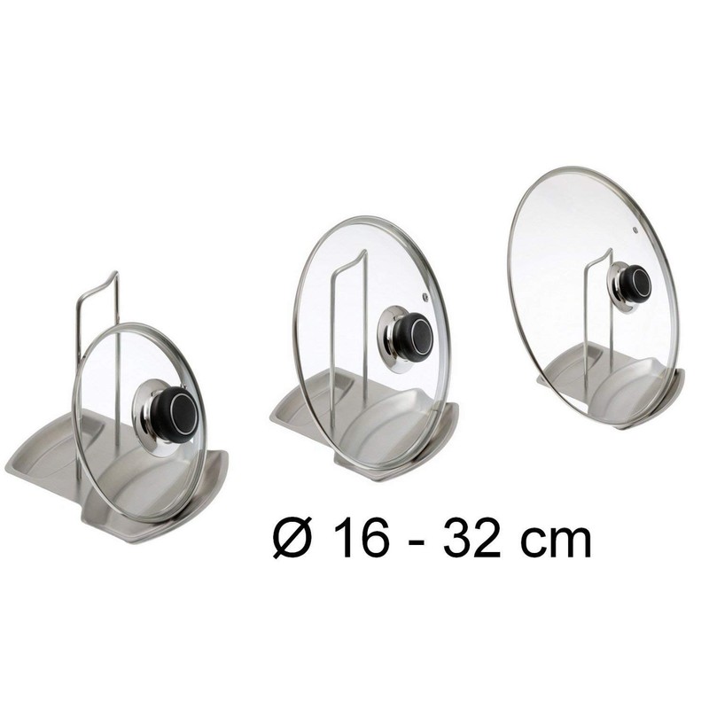 Gearmax® Pan Pot Rack Cover Lid Rest Stand Spoon Holder