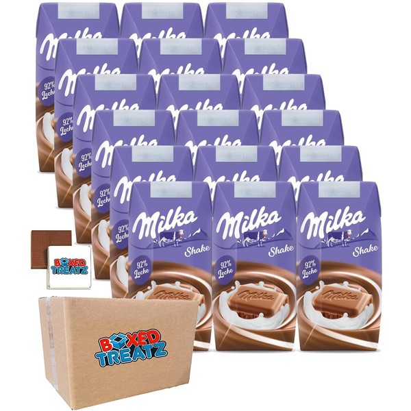 Milka Shake 18x200ml Milka Chocolate Flavour Shake Milka Creamy Chocolate Flavour Shake Boxed Treatz