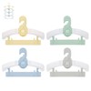 JSF 20 x Kids Adjustable Clothes Hangers 29-37cm 4 Colours