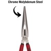 Teng MB4618 200mm 8-inch Megabite Long Nose Pliers, Chrome,steel