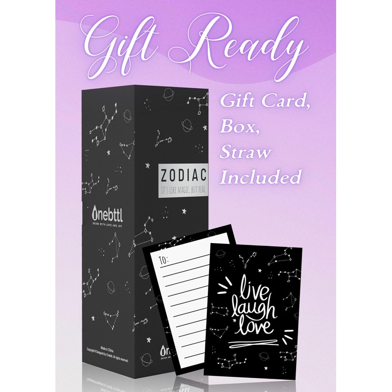 Onebttl Zodiac Gifts for Women, Best Friend Birthday Gifts for
