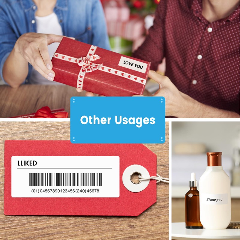 THEBLUETOUCH 30 Sheets Printable Address Labels, 1" x 2-5/8", 30