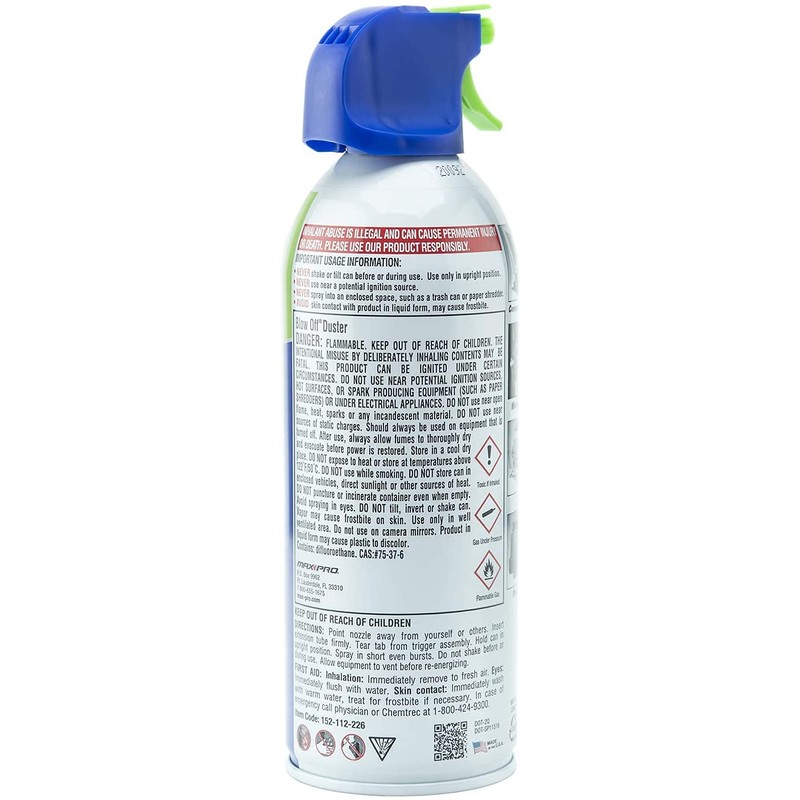 975 Supply Air Duster, Compressed Air Duster, 10 oz. Can