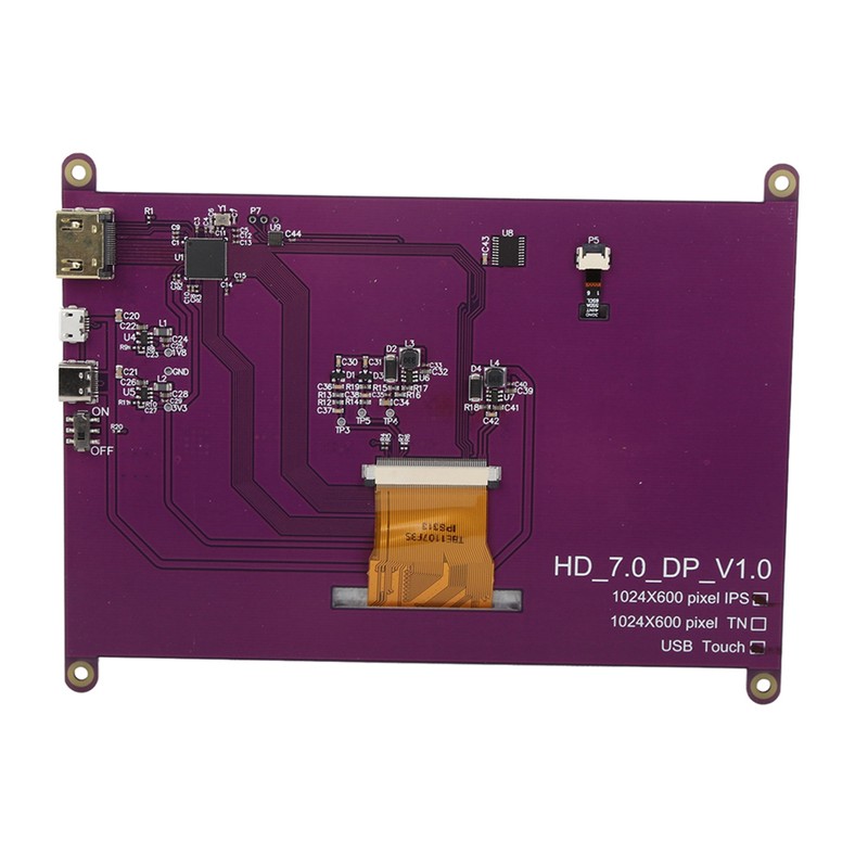 Display Screen for Raspberry Pi HD IPS 1024 X 600