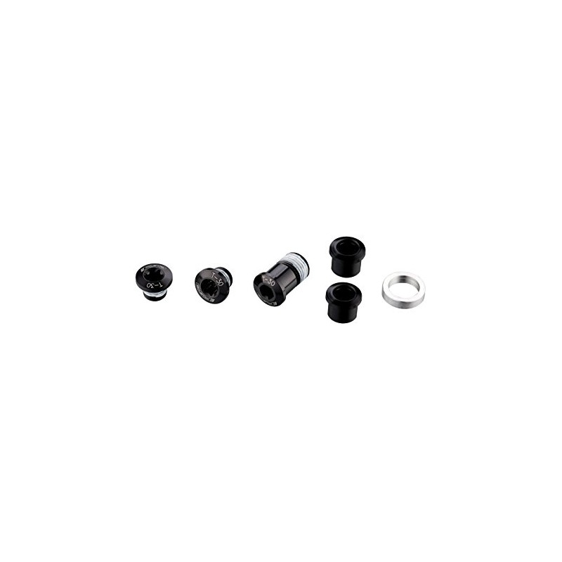 FSA Megatooth Chainring Bolt Kit - Black, N/A