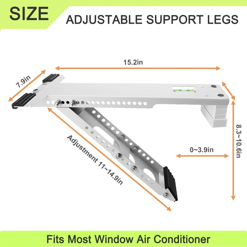 CAT SO RICH Window Air Conditioner Bracket, Universal AC Support