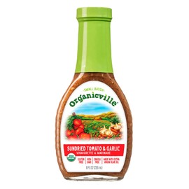 Organicville, Sun Dried Tomato and Garlic Salad Dressing, 8 oz