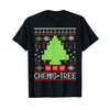 Chemistree Ugly Christmas Jumper Science Chemistry 2021 T-Shirt, black, s