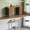 Huuger 55 Inch Computer Desk with 8 Drawers, Office Desk
