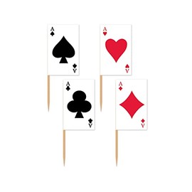 Beistle Playing Card Picks 50 Count