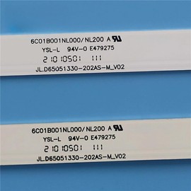 XIMAIACC 8 Pieces LED Backlight Strips for Vizio 65''TV V655-H19 V655-H9 V655-J04 V655-J09 V650DJ4-D03 303IN650032 6C01B001NL000/NL200 JL.D65051330-202AS-M V02
