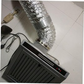 TEHAUX Double Aluminum Foil Kitchen Exhaust Hose Flexible Vent Duct for Home Ventilation Flame Retardant and Durable Extension for Smoke Removal