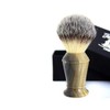 Synthetic Hair shaving Brush Artificial Horn Handle Classical box Presant