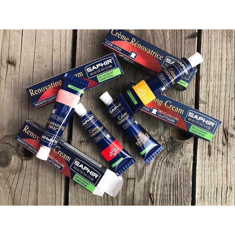 Saphir Beaute du Cuir Renovating Cream 25 ml - Mahogany