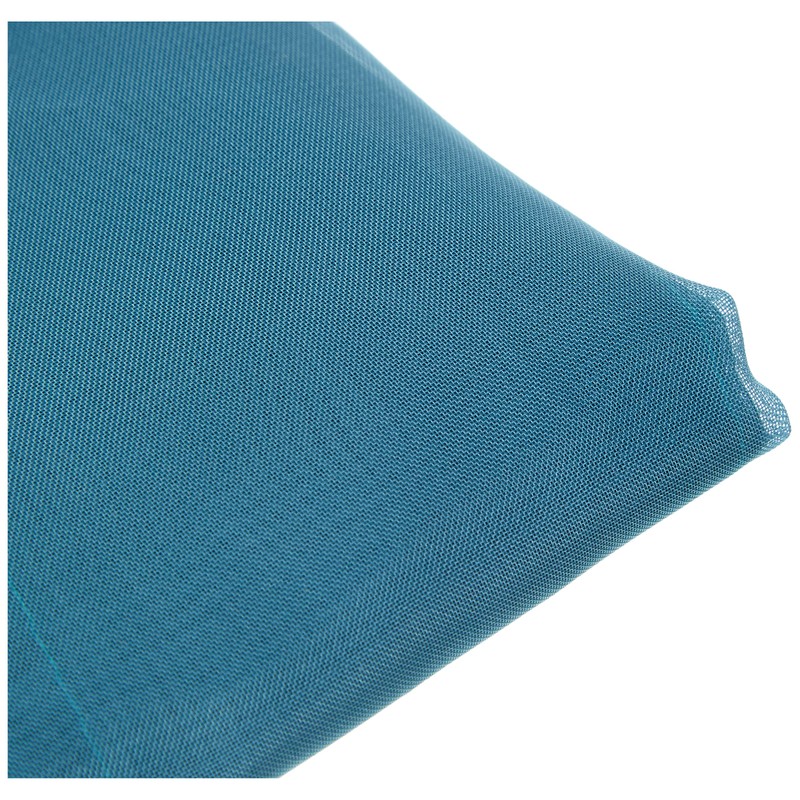 Alan Symonds Voile Curtain Swag with Crystal Beaded Trim Teal