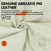 Vgo... 2Pairs Ulined Safety Pigskin Leather Work Gloves Men,Rigger Gloves,Builder