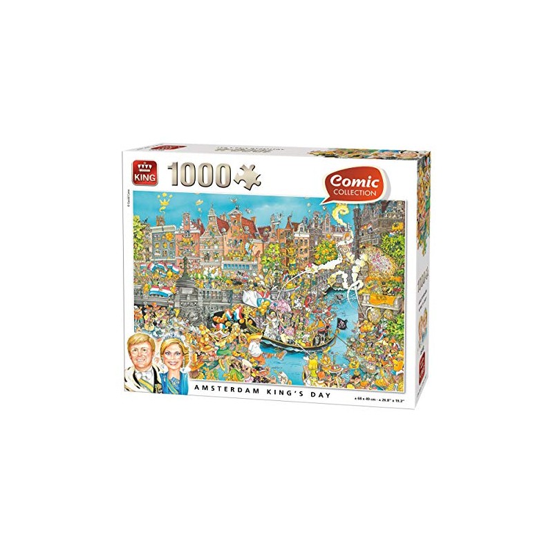 King Amsterdam King's Day Jigsaw Puzzle - 1000 Piece