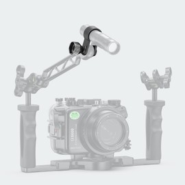 Sea frogs Adjustable Diving Light Clamp Diving Flash Light Clamp Mount Clamp Lighting System Bracket Connector Arm Torch Holder Clip Accessory for Underwater Photography (26mm-DH-4)