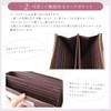 Cleria CL-17010 Women's Long Wallet, Thin Pocket, L-Shaped Zipper, Tricolor