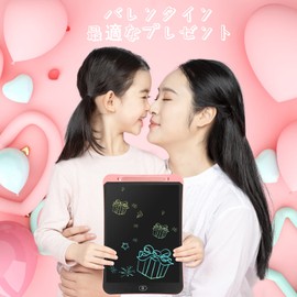 SS Electronic Memo Pad, 10 Inches, Drawing Board with Drawing Template, Locking Function, Electronic Pad, Memo Board, Digital Memo, Bulletin Board, Children's Educational Toy, Present, Toy, Stationery (Sakura Iro)