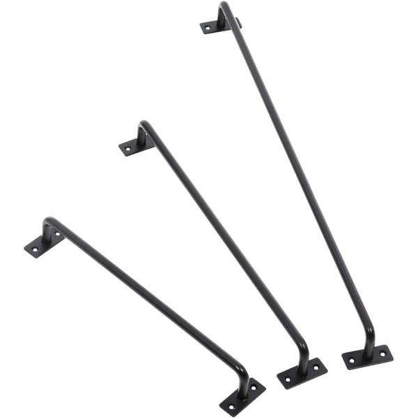 KBER Iron Bar, Towel Rack, Towel Hanger, Slipper Hanger, Black,