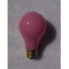 Guaranteed Pink 60 Watt A19 LightBulb 60A19/CP 130V Ceramic Pink